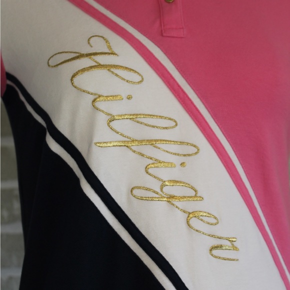 Tommy Hilfiger Pink & Navy dress - Picture 3 of 7